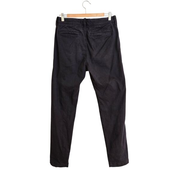 Athletic Slim Chino Pants: COOLMAX Edition Black Coat Charcoal Size 29 X 30 - Picture 3 of 11